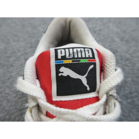 Puma Cali Star Shoes Womens Size 7 White Red Black 373908 01 Leather Sneakers - Picture 12 of 14